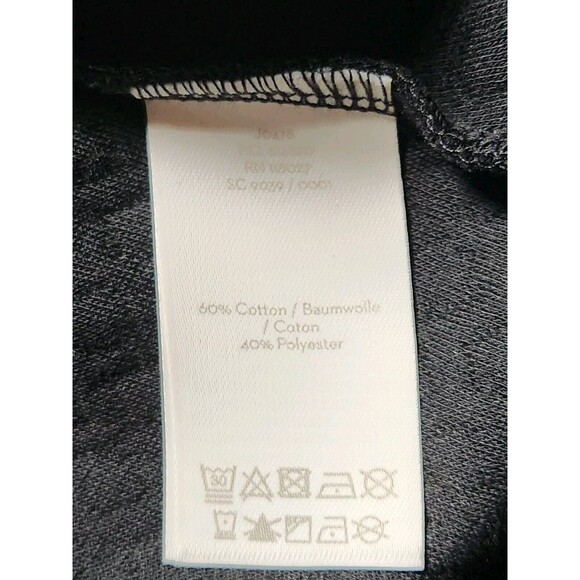 NWT Boden Womens 2R Sarah Ottoman Ribbed Boat Neck 3/4 Sleeve Top Black - Picture 5 of 10